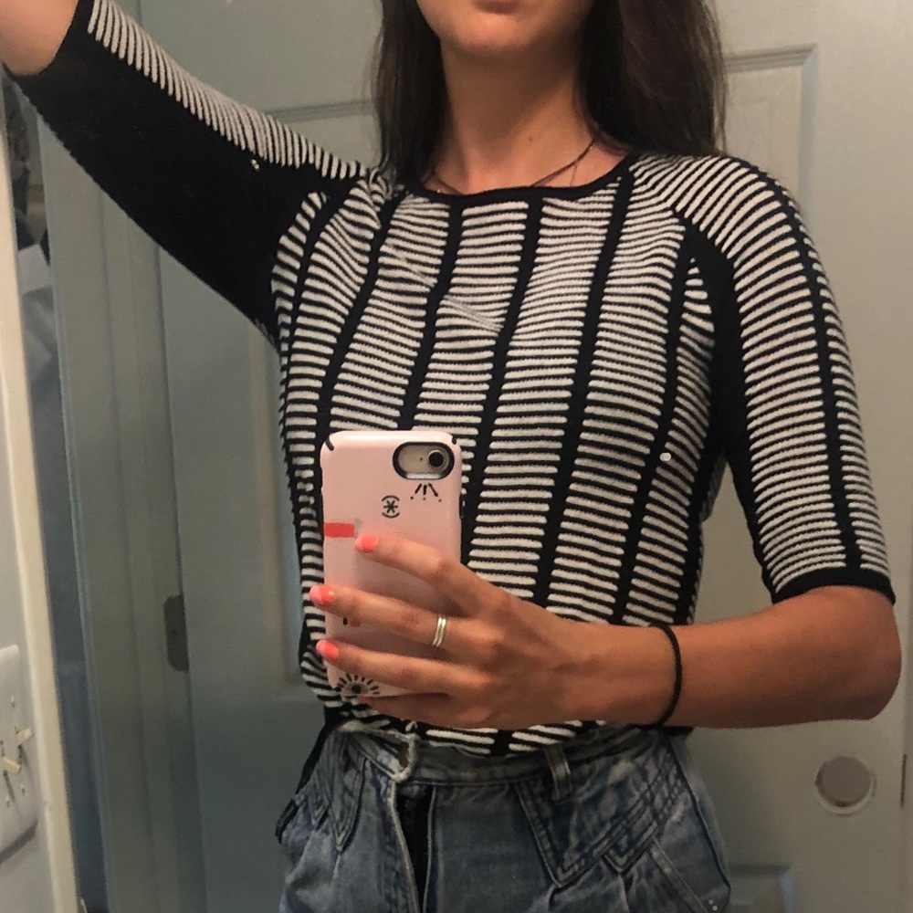 BCBG x Max Azria Ribbed Tee